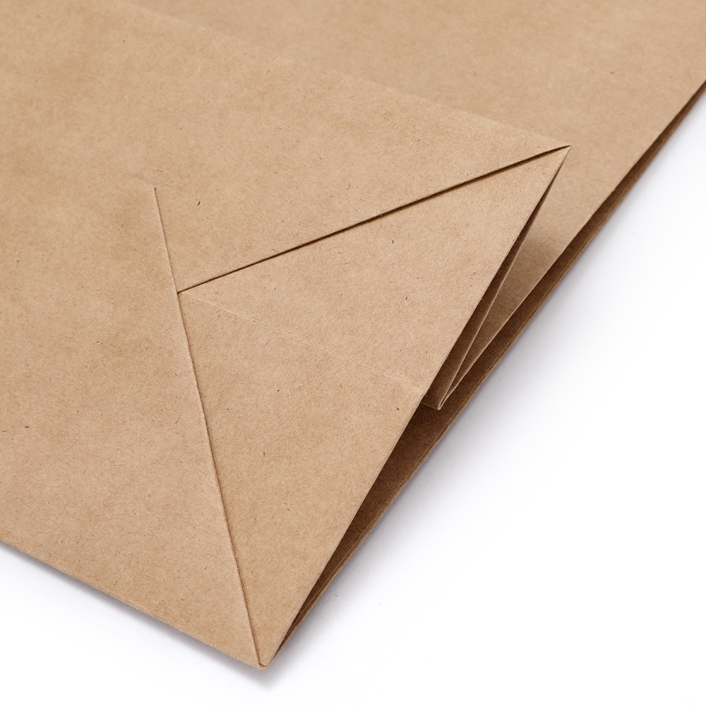 100pcs Bulk Kraft Paper Bags Pack Brown Shopping Retail Gift Bags Reusable Brown - Image 3