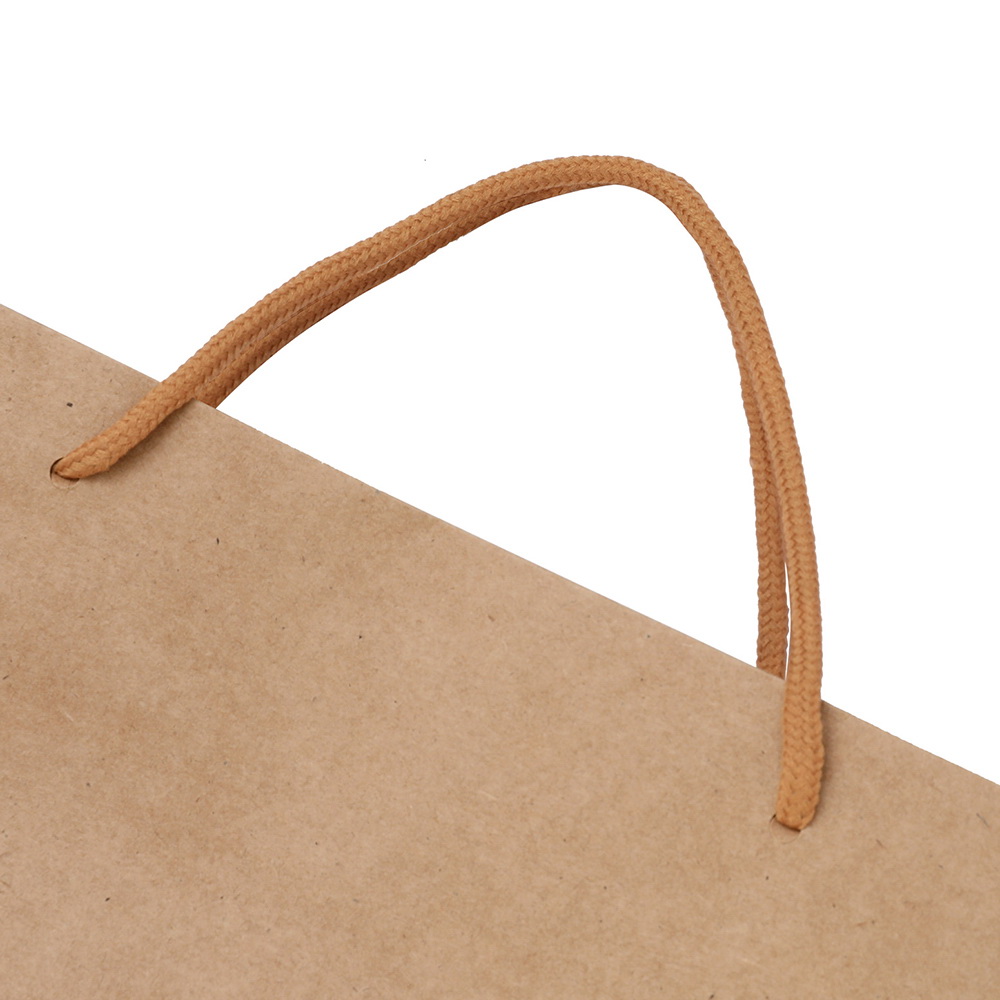 100pcs Bulk Kraft Paper Bags Pack Brown Shopping Retail Gift Bags Reusable Brown - Image 4