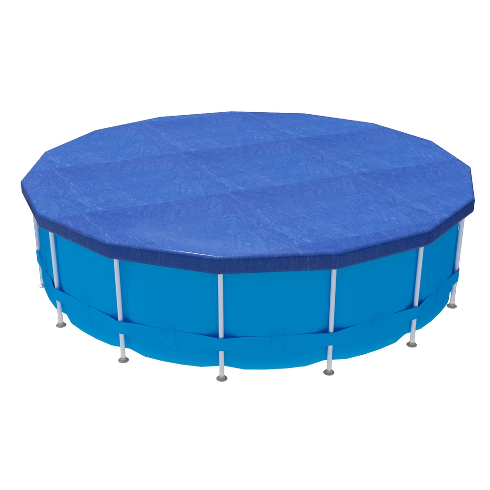Aqua Buddy Pool Cover Fit 3.66m Round Above-ground Swimming Pool Blanket Blue - Image 7