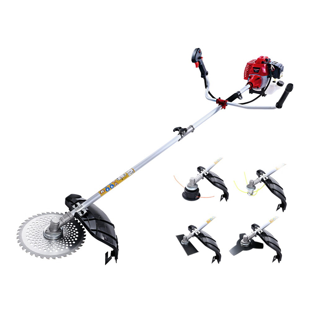 Giantz Pole Chainsaw Petrol Hedge Trimmer Tree Pruner 5 In 1 - Image 1