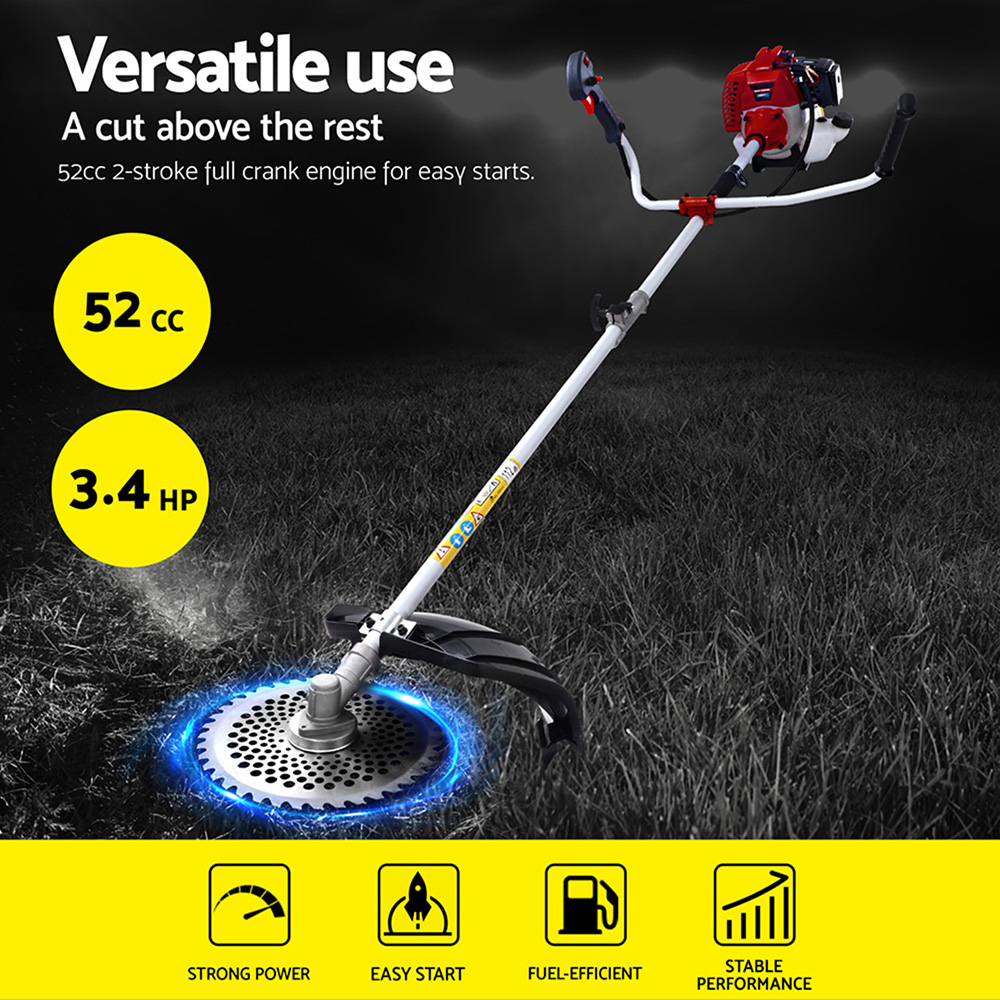 Giantz Pole Chainsaw Petrol Hedge Trimmer Tree Pruner 5 In 1 - Image 4