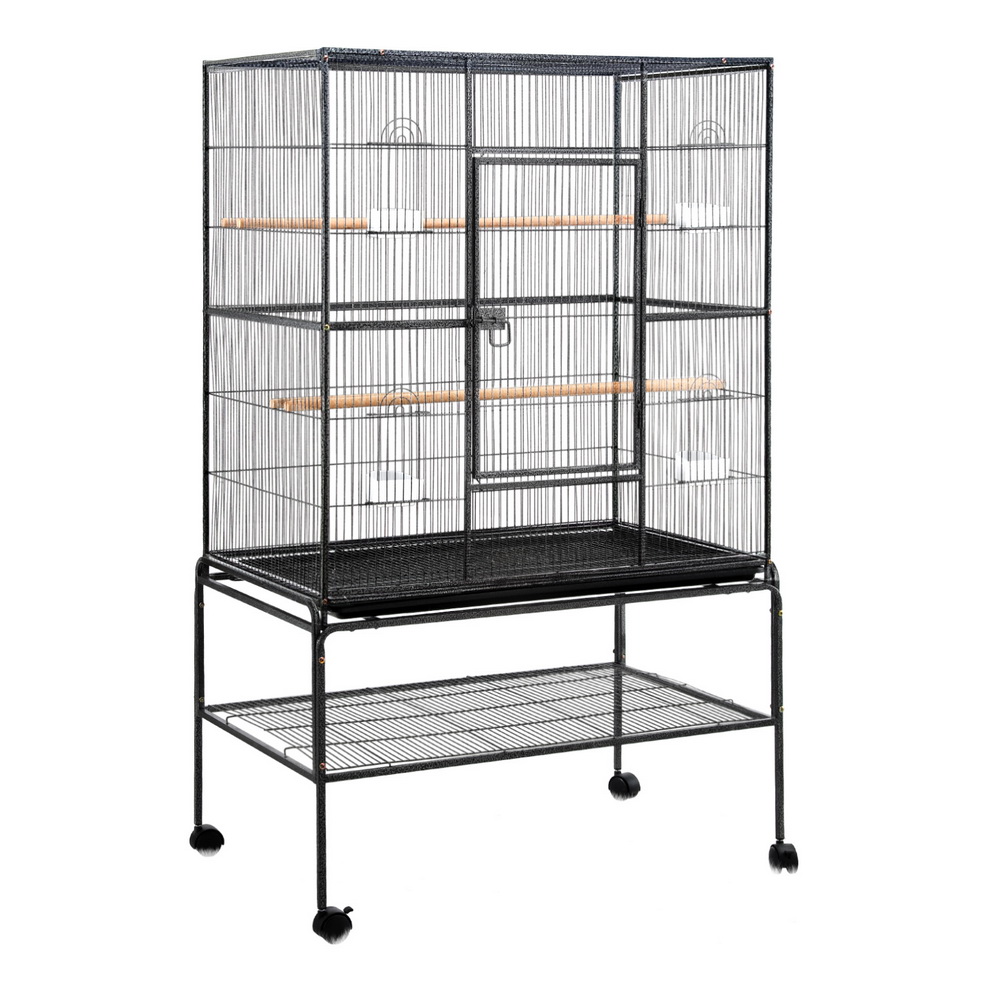 i.Pet Bird Cage Large Cages 160cm Parrot Aviary Stand-Alone Budgie Wheels Castor - Image 7
