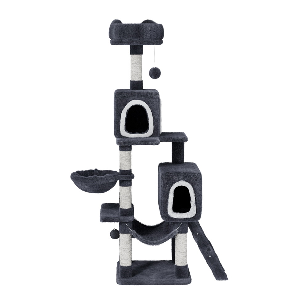 i.Pet Cat Tree 168cm Tower Scratching Post Scratcher Condo House Hanging Toy Bed - Image 3