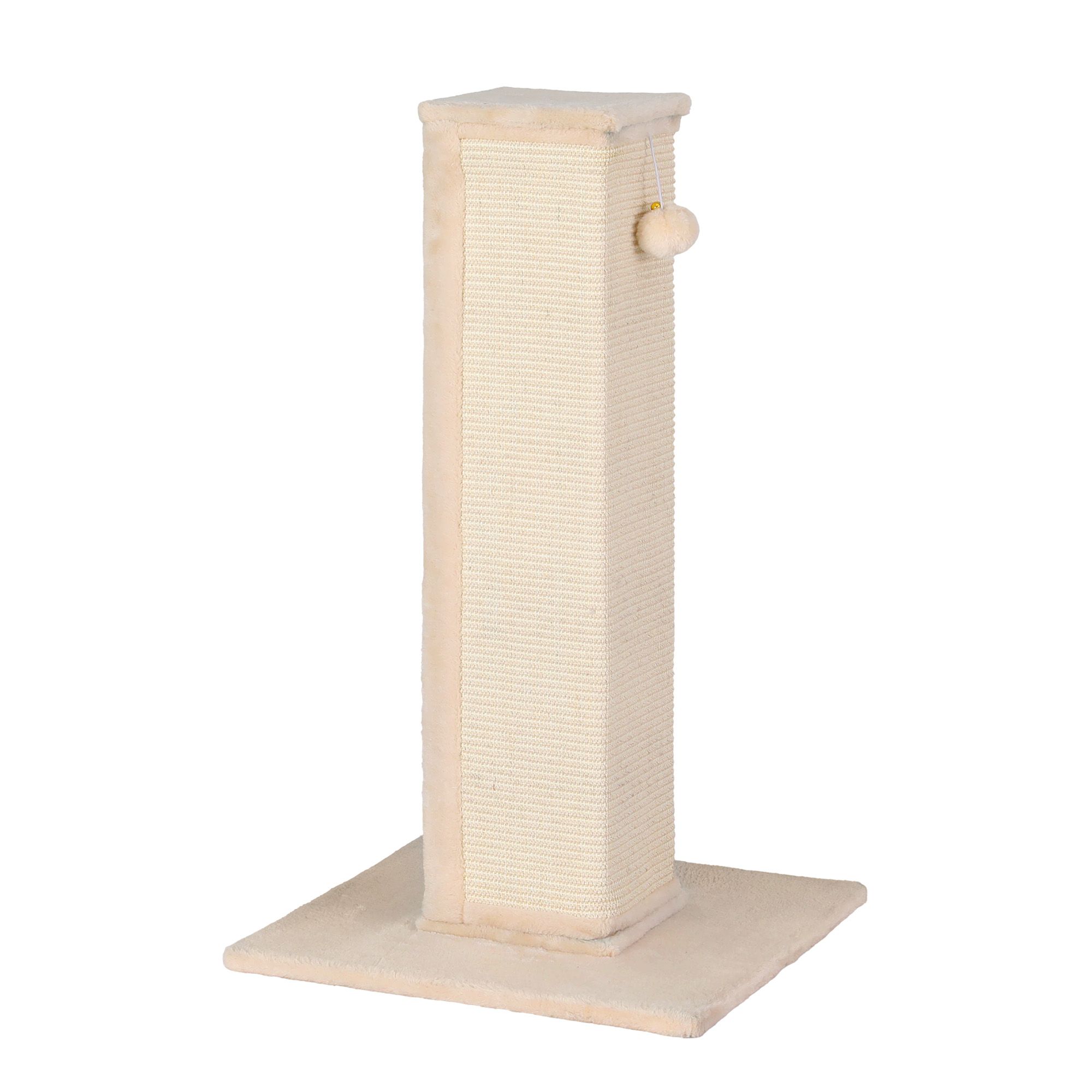 i.Pet Cat Tree 89cm Scratching Post Tower Scratcher Wood Condo Bed House Trees Beige - Image 1