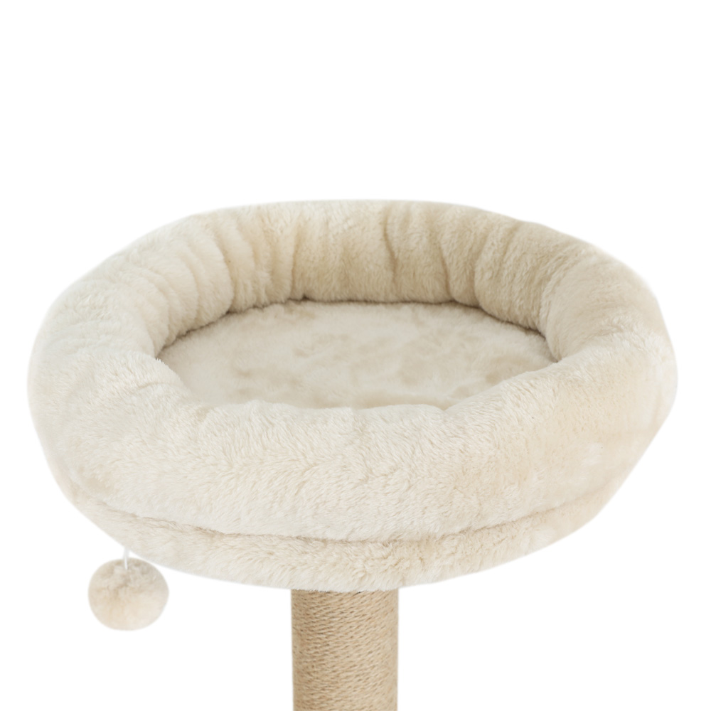 i.Pet Cat Tree 141cm Tower Scratching Post Scratcher Wood Bed Condo Toys House Ladder - Image 4