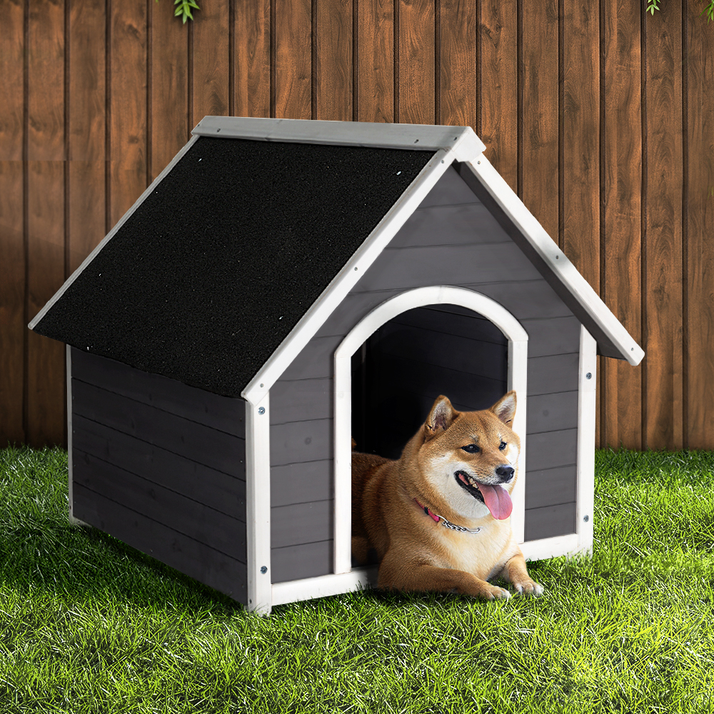 i.Pet Dog Kennel Wooden Large House Outdoor Indoor Puppy Pet Cabin Weatherproof XL - Image 8