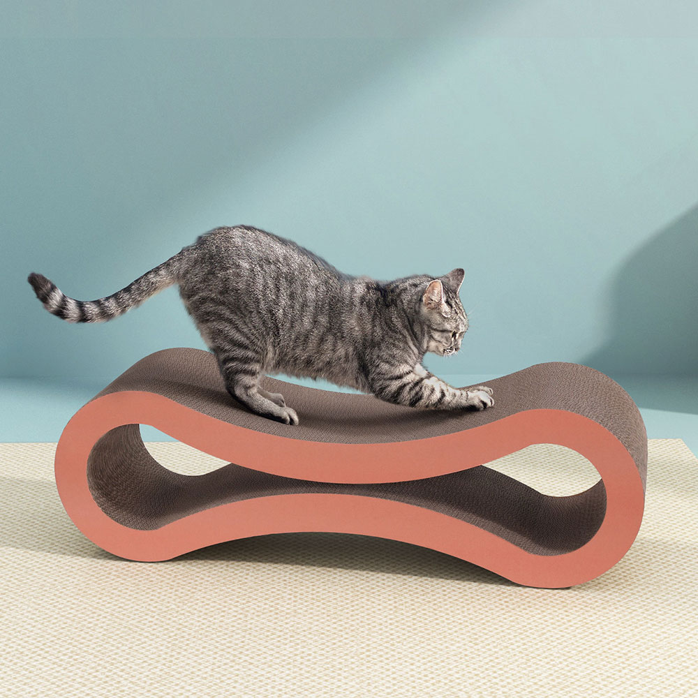 i.Pet Cat Scratching Board Scratcher Cardboard Kitten Indoor Climbing Bed Catnip - Image 6