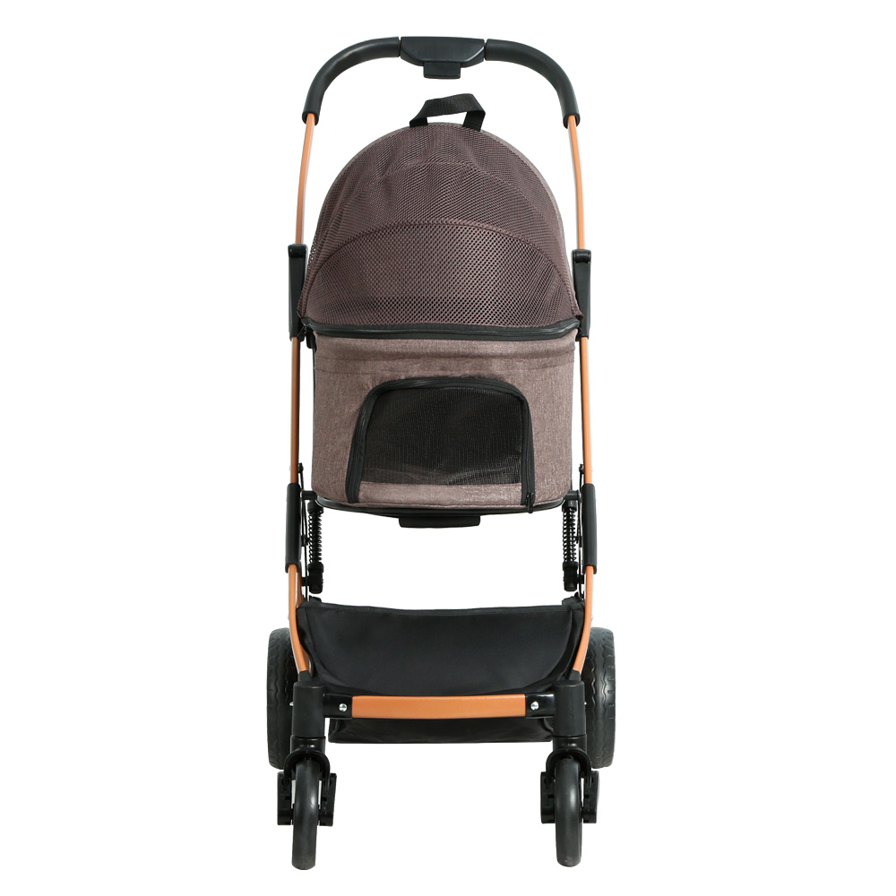 i.Pet Pet Stroller Dog Pram Large Cat Carrier Travel Foldable 4 Wheels Pushchair Double - Image 4