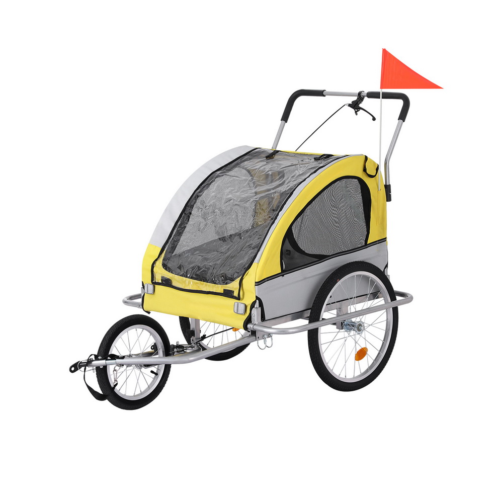 i.Pet Pet Bike Trailer Dog Stroller Pram Bicycle Large Travel Cycling Foldable - Image 1