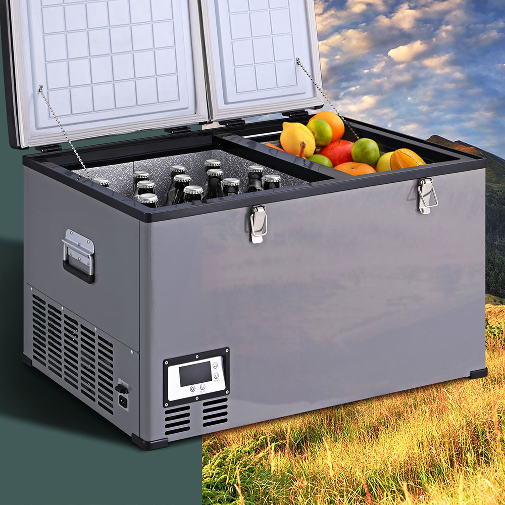 Glacio Camping Fridge 100L Portable Bar Fridges Freezer 12V/24V/240V - Image 1