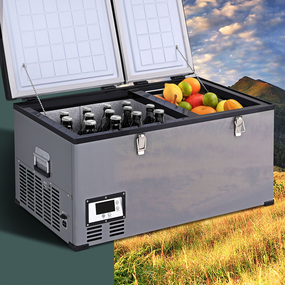 Glacio Camping Fridge 80L Portable Bar Fridges Freezer 12V/24V/240V - Image 1
