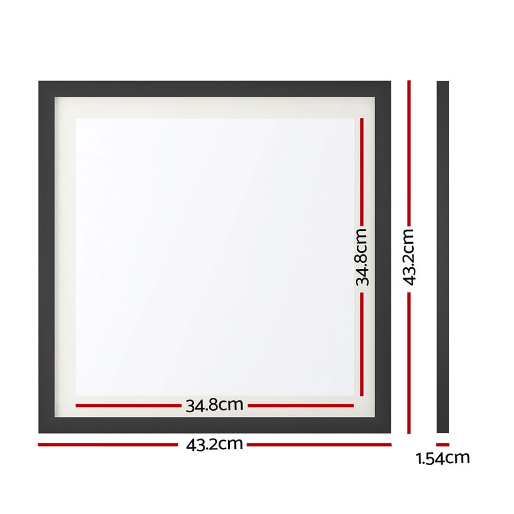 Artiss Photo Frame 2PCS Set Black - Image 2