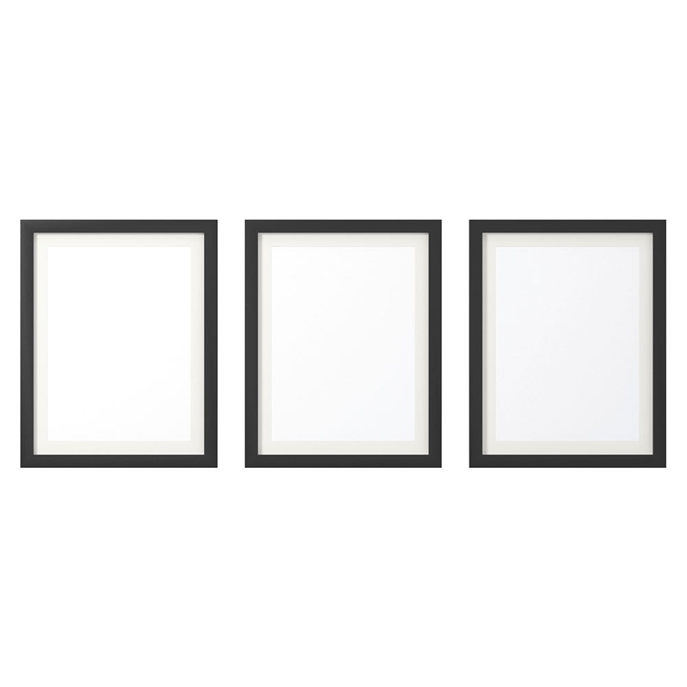 Artiss Photo Frame 3PCS Set Black - Image 1