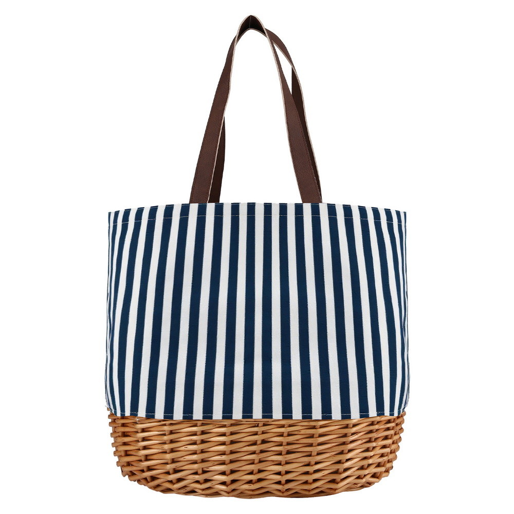 Alfresco 4 Person Picnic Basket Bag Set Wooden Blanket Cooler Outdoor Insulated - Image 3