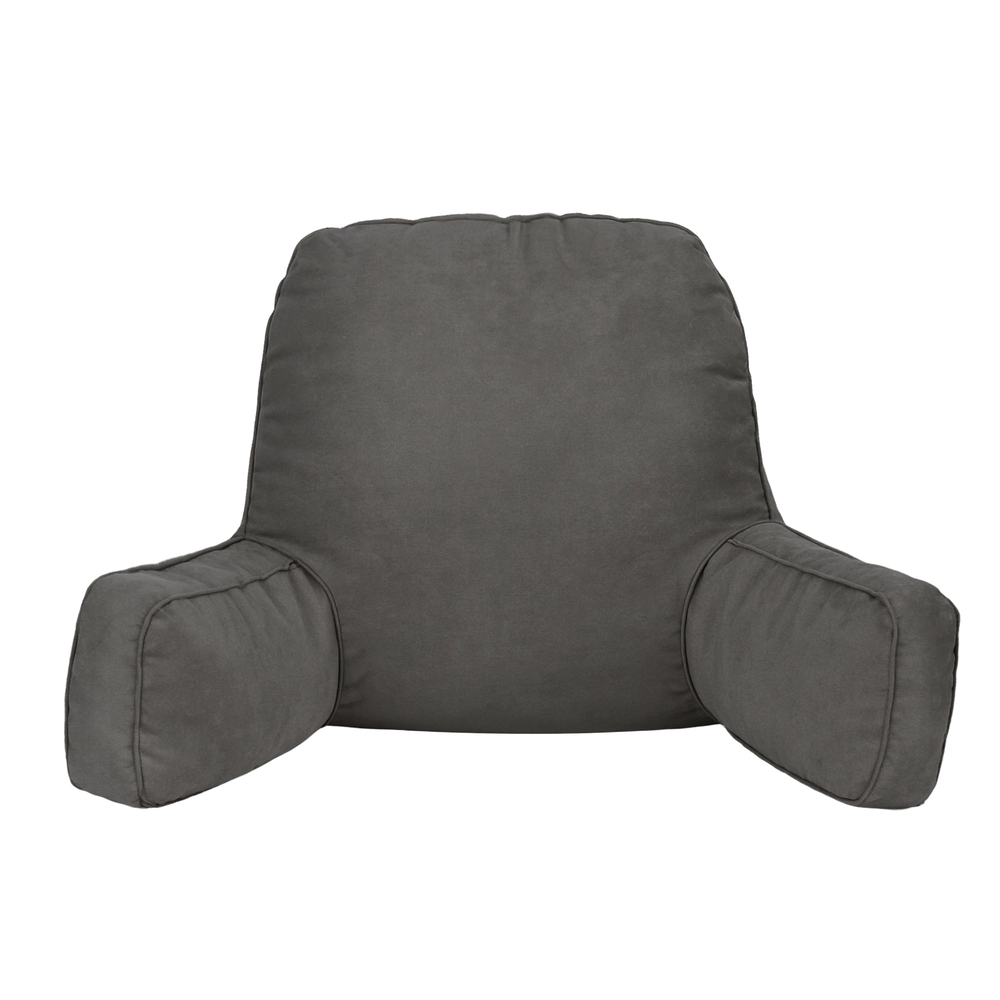 Giselle Reading Pillow Back Rest Lumbar Support Cushion Grey - Image 1