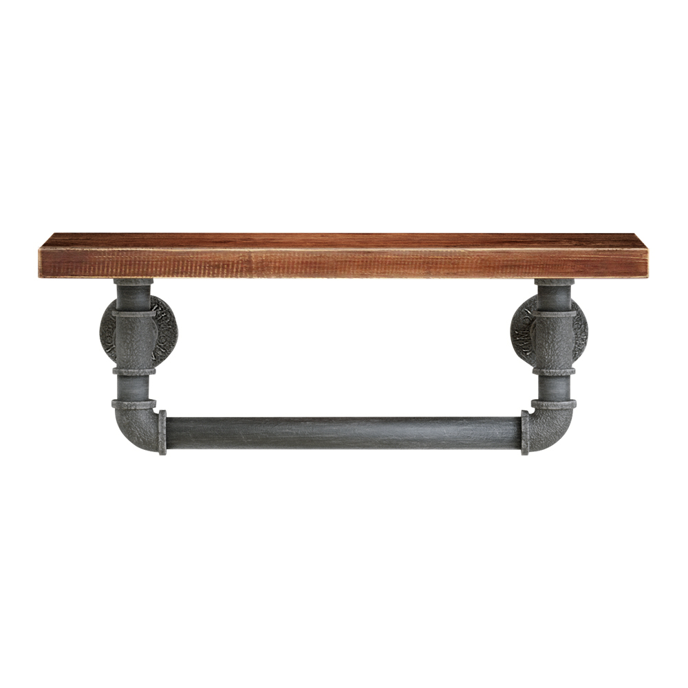 Artiss Floating DIY Pipe Shelf - IVES - Image 3