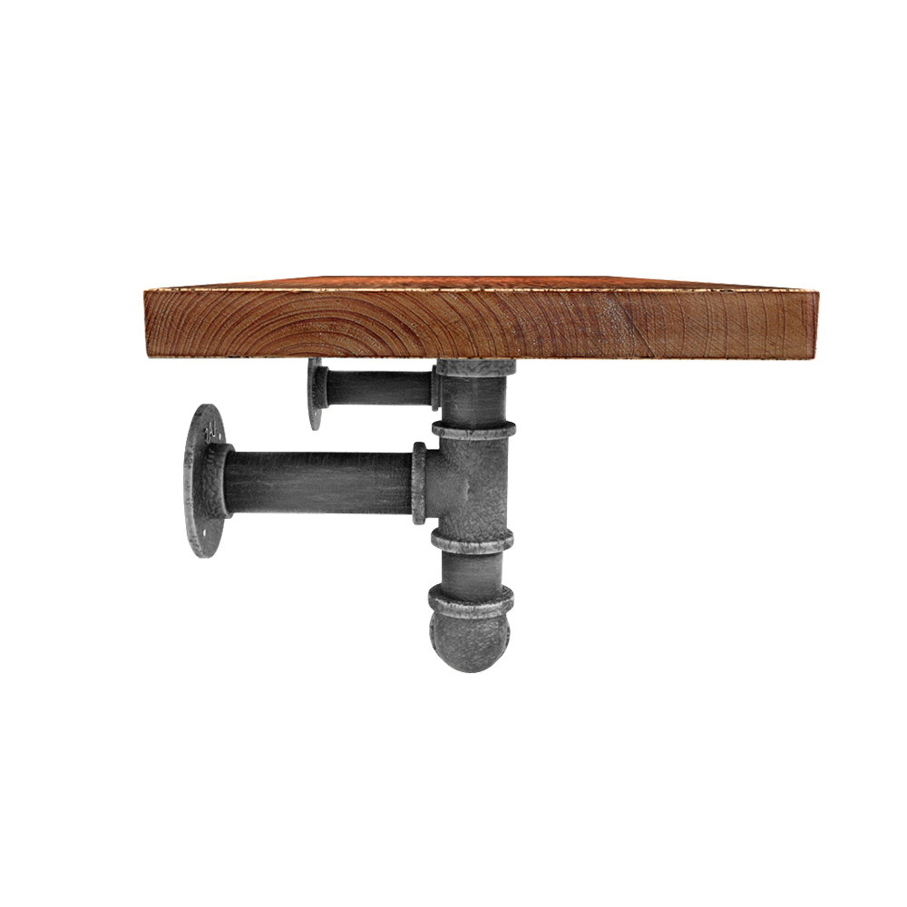 Artiss Floating DIY Pipe Shelf - IVES - Image 4