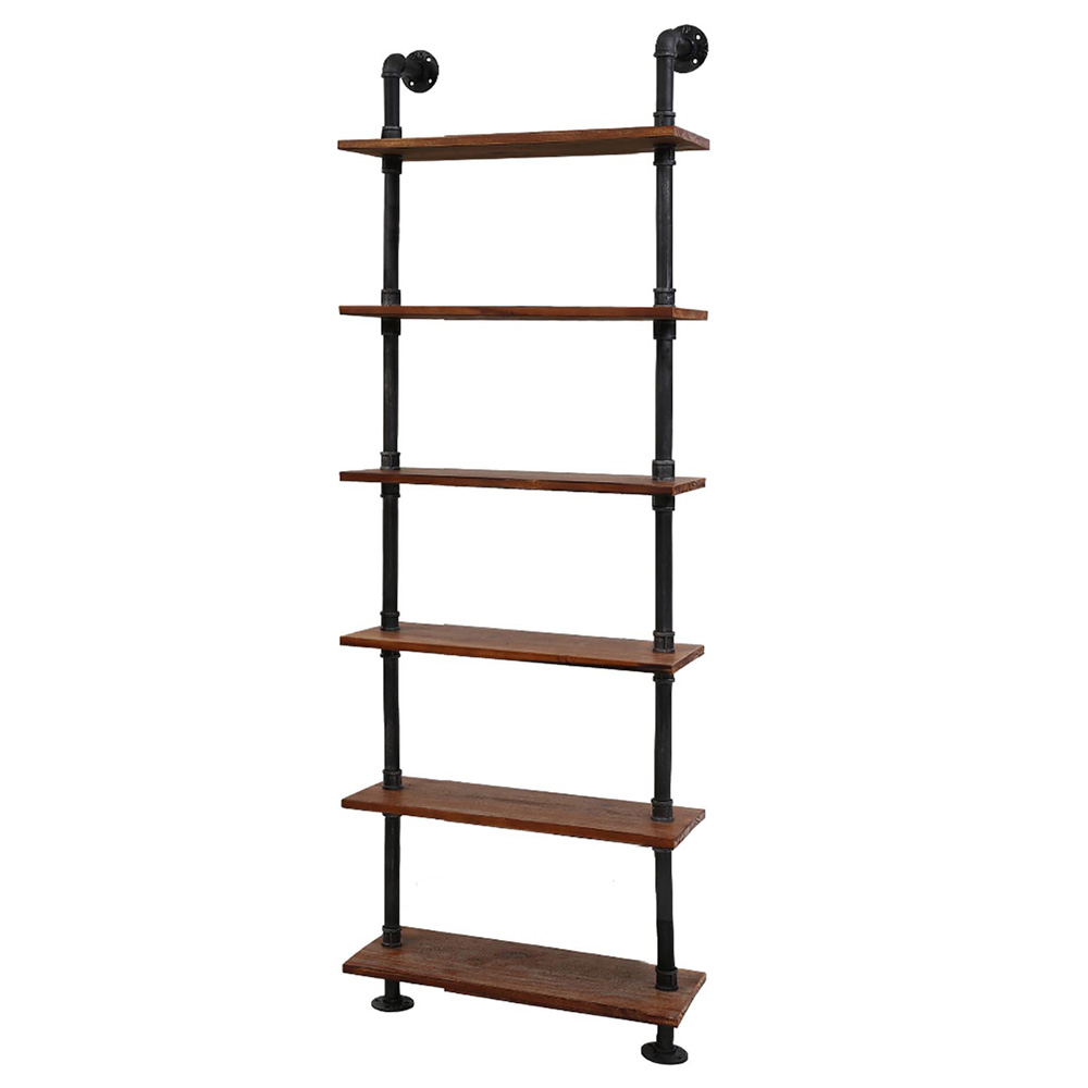 Artiss Floating DIY Pipe Shelf 6 Tiers - IDA - Image 1