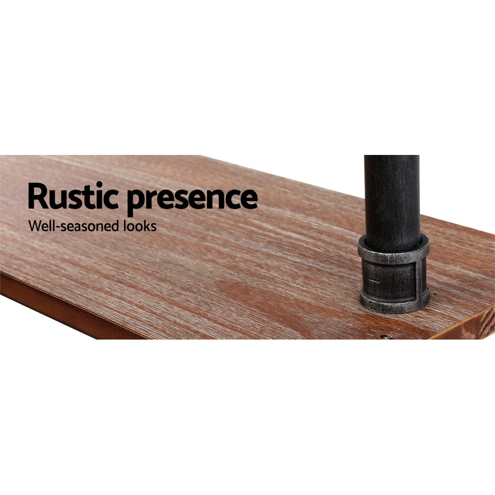 Artiss Floating DIY Pipe Shelf 6 Tiers - IDA - Image 6