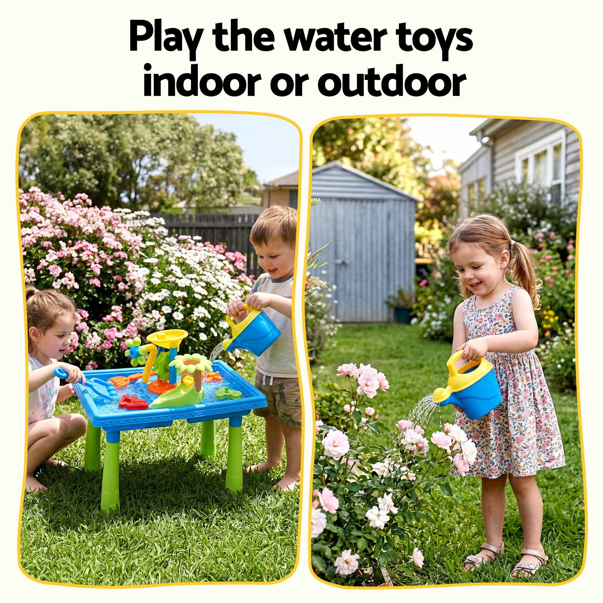 Keezi Ride On Digger with Sand and Water Table Sandpit Toys Set - Image 6