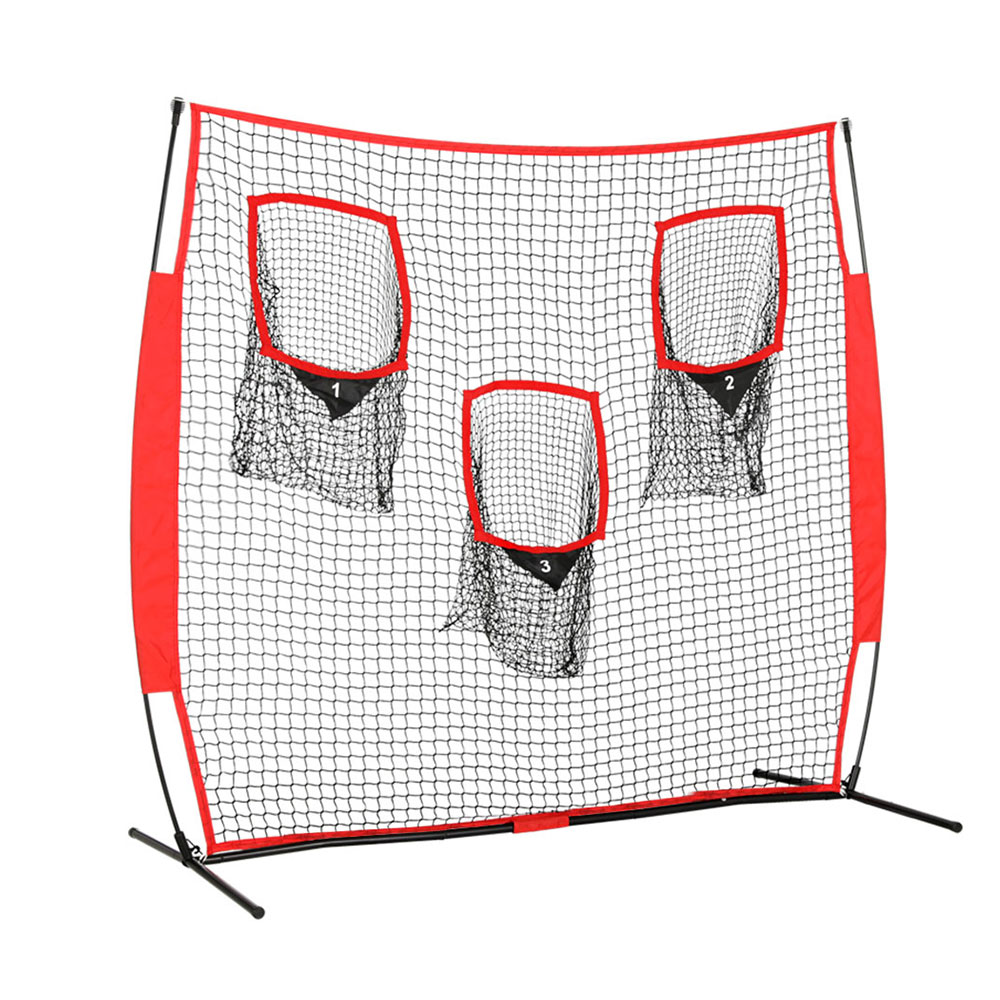 Everfit 1.8m Football Soccer Net Portable Goal Net Training 3 Target Zone - Image 1