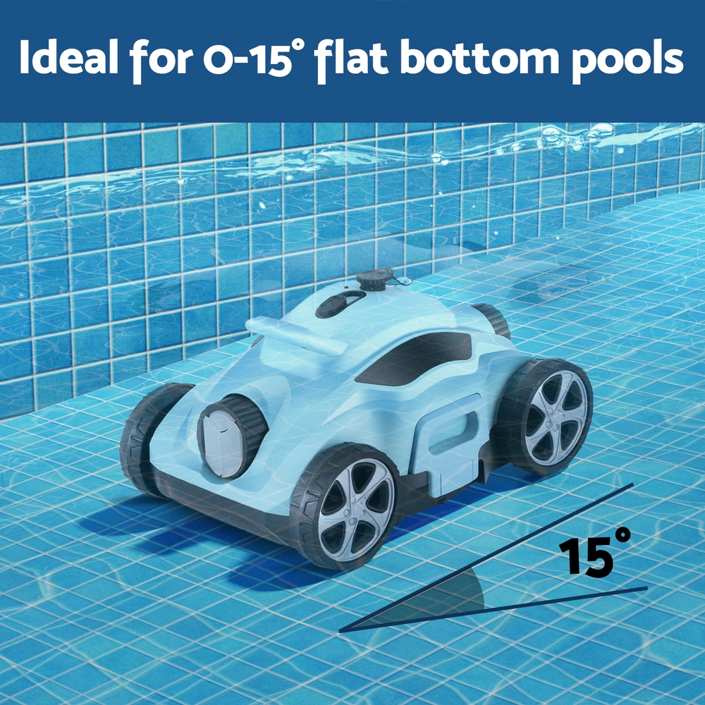 Aqua Buddy Robotic Pool Cleaner Automatic Floor Vacuum Robot Swimming Cordless - Image 5