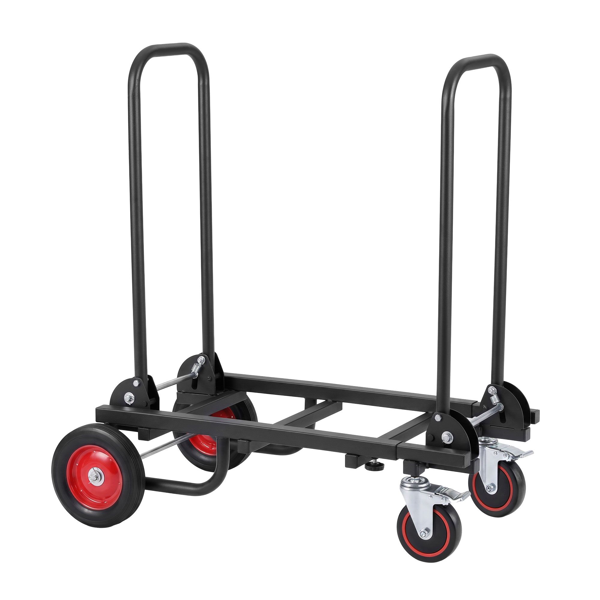 Giantz Foldable Hand Trolley Collapsible Transport Cart 180kg Load Black - Image 2