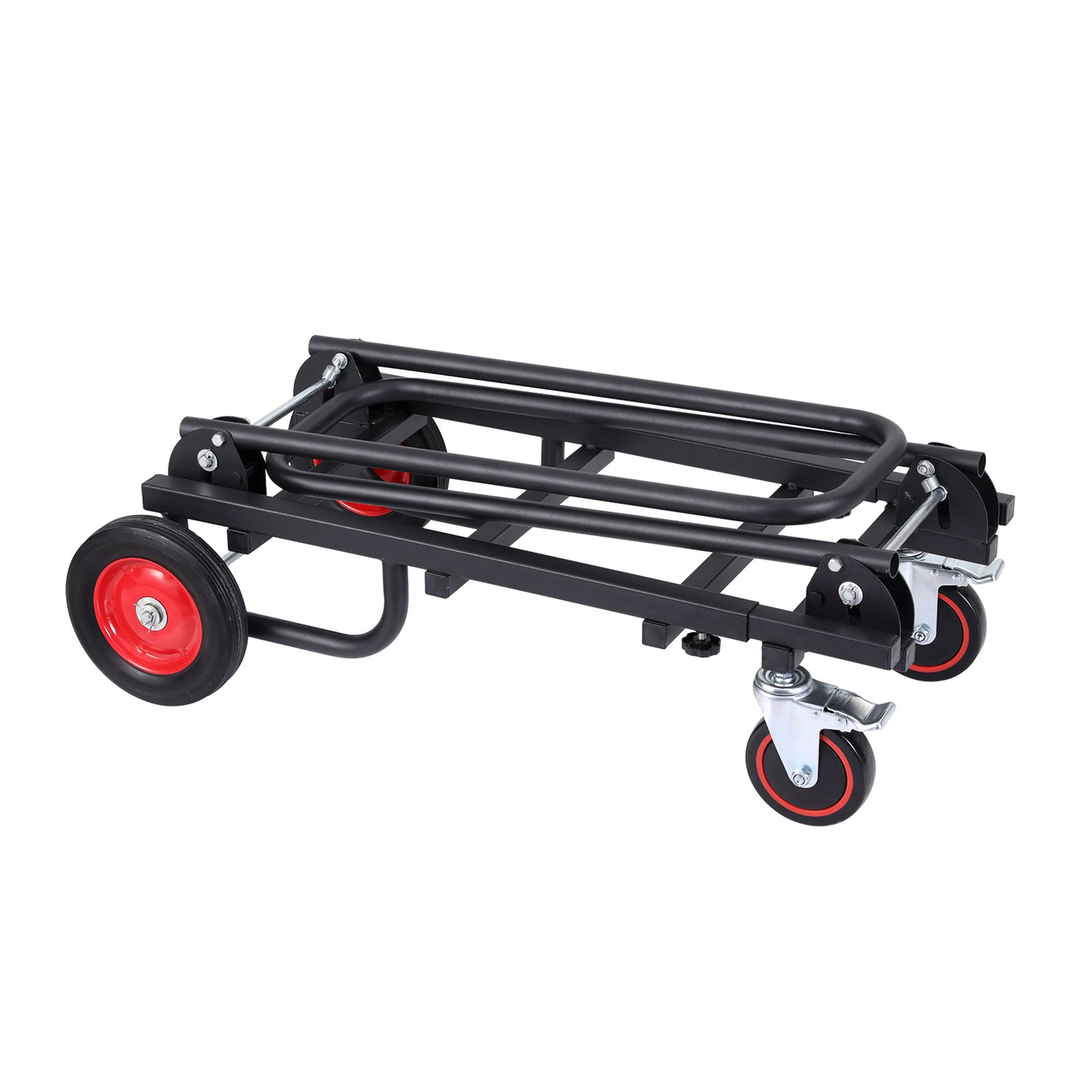 Giantz Foldable Hand Trolley Collapsible Transport Cart 180kg Load Black - Image 4