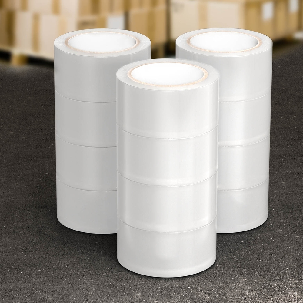 12 Rolls Packing Packaging Tape Sticky Clear Sealing Tapes Transparent 48mmx75m - Image 7