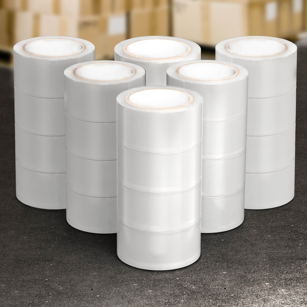24 Rolls Packing Packaging Tape Sticky Clear Sealing Tapes Transparent 48mmx75m - Image 7
