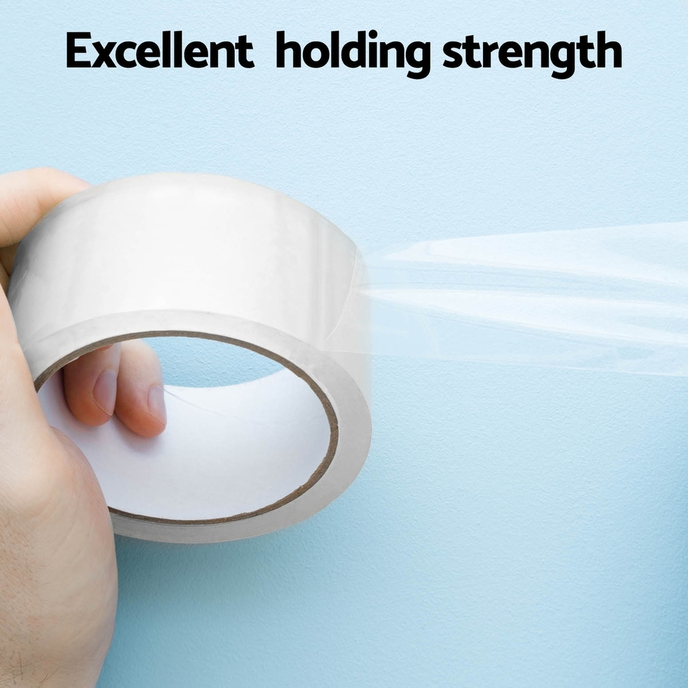 36 Rolls Packing Packaging Tape Sticky Clear Sealing Tapes Transparent 48mmx75m - Image 5