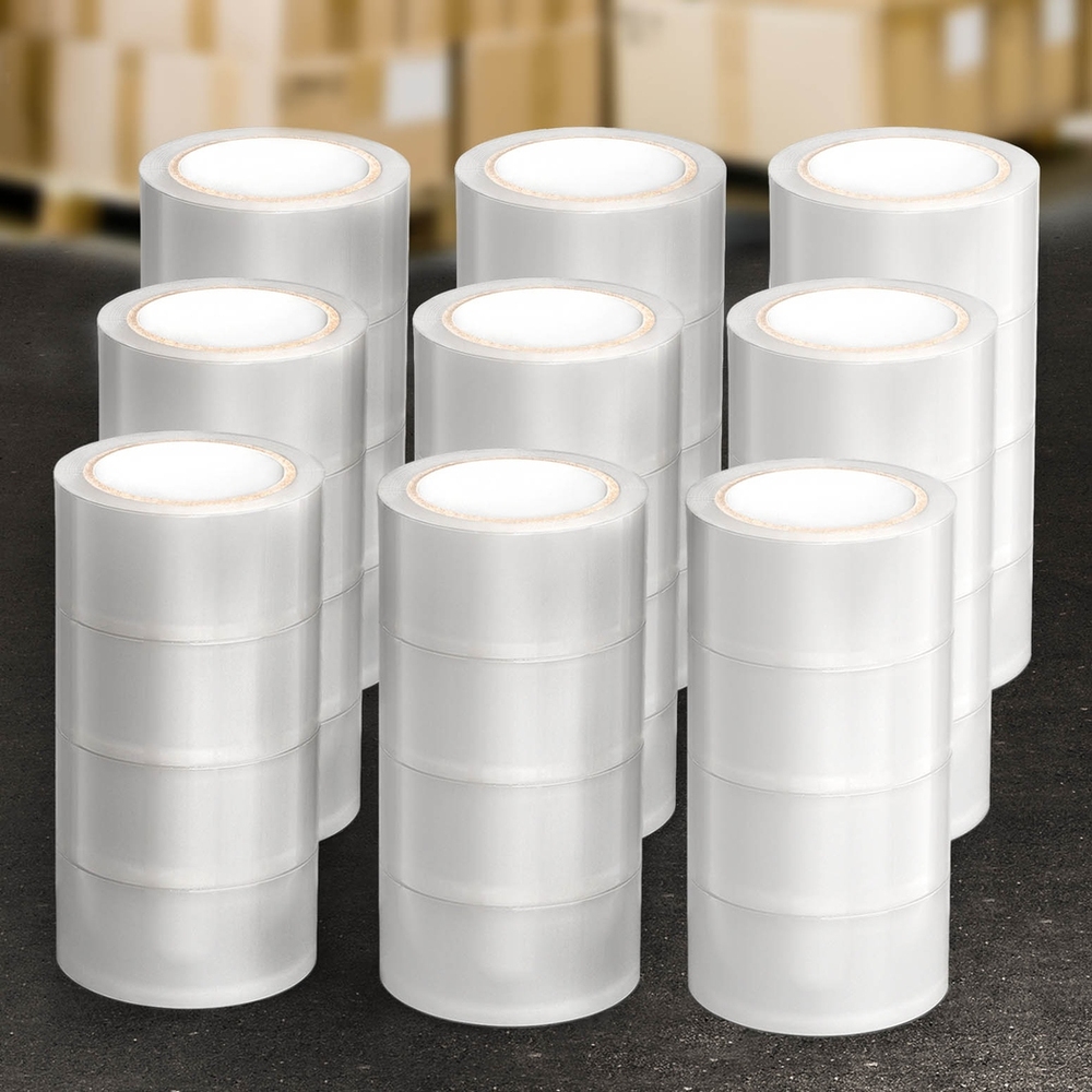 36 Rolls Packing Packaging Tape Sticky Clear Sealing Tapes Transparent 48mmx75m - Image 7
