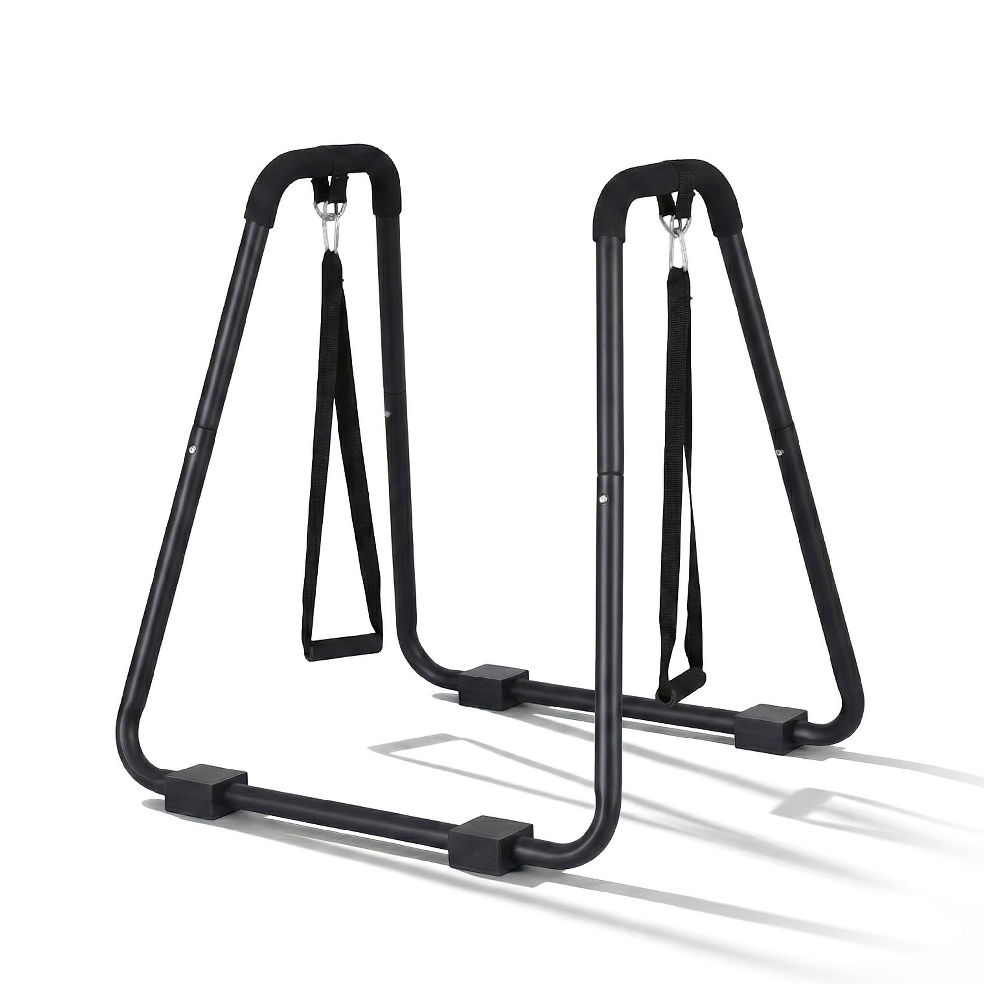 Everfit Dip Station Parallel Bars Heavy Duty Home Gym Stand Calisthenics Black - Image 1