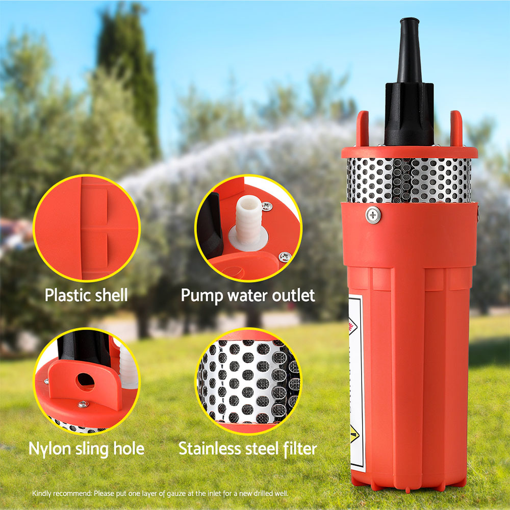 Giantz Submersible Solar Water Pump 24V 70M Head Deep Well Bore Self-priming - Image 5