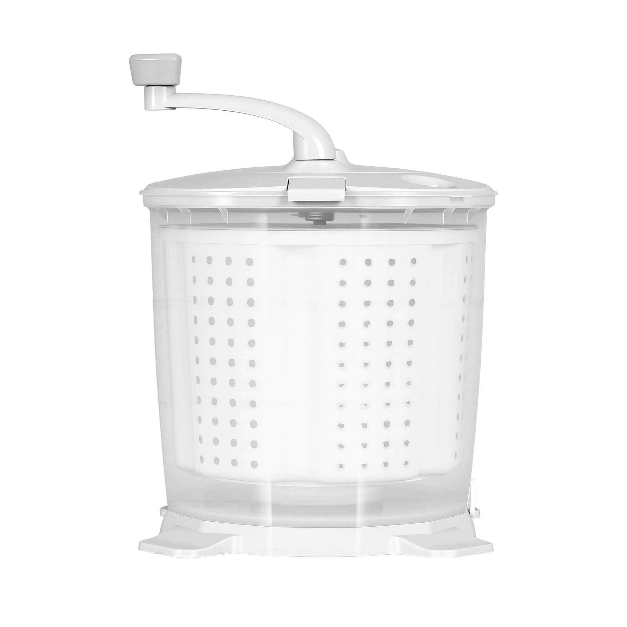 Devanti Portable Washing Machine Manual Spin Dryer Compact for Camping Caravan Apartment - Image 3
