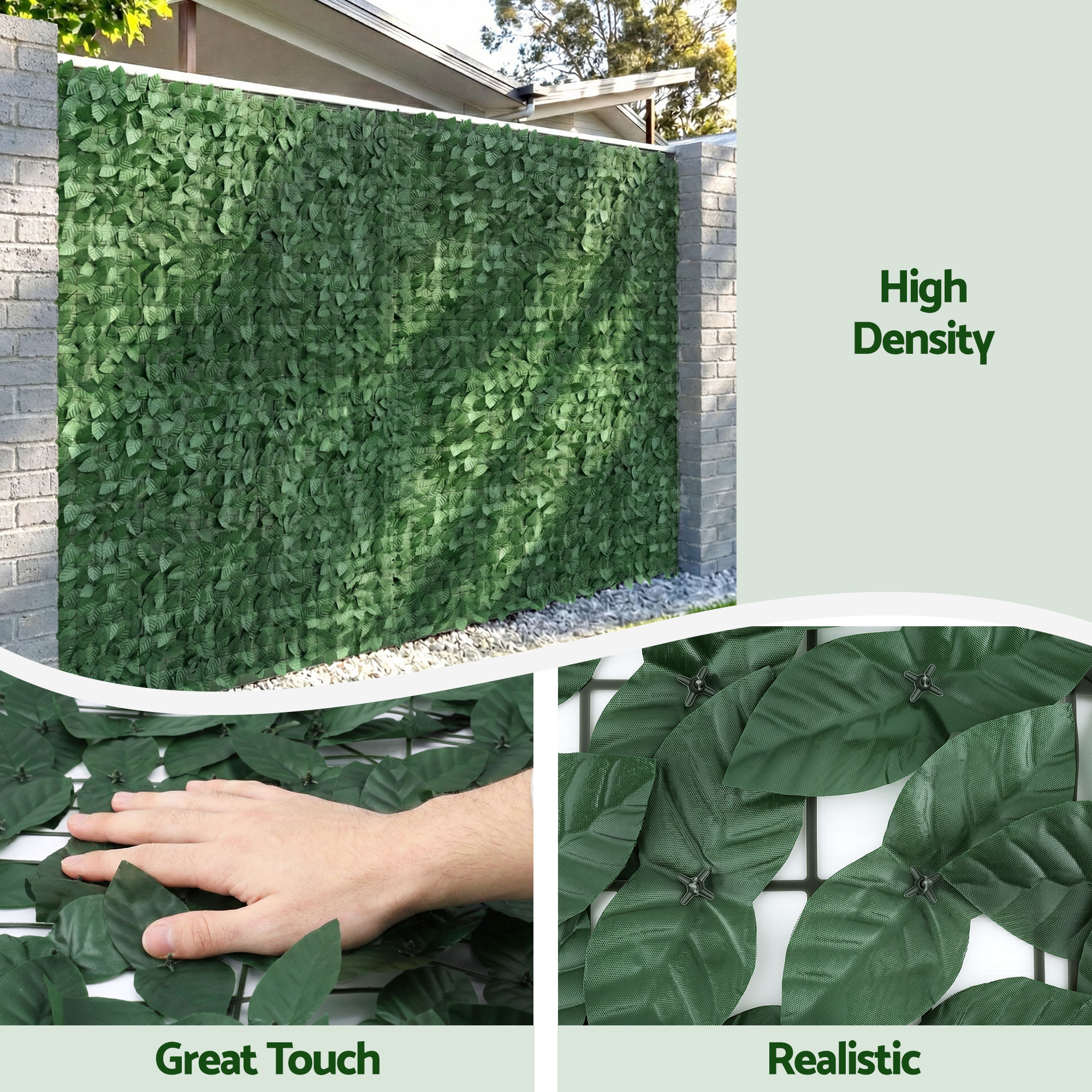 Gardeon Artificial Ivy Privacy Fence Screen Greenery Backdrop Panel for Balcony Patio Garden - Image 7