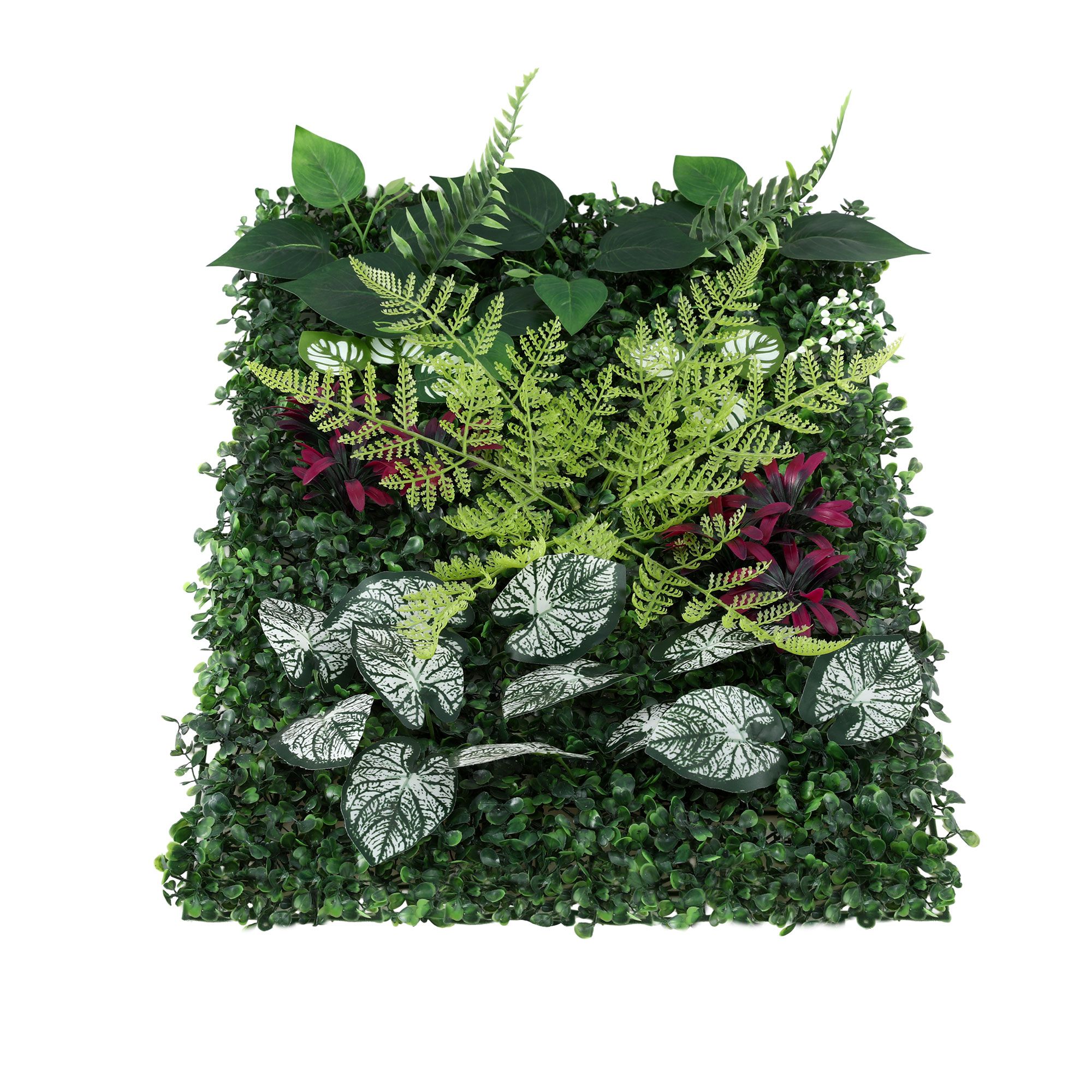 Gardeon 4PCS Artificial Plant Wall Panels 40X60CM Boxwood Panel Flower Backdrop Backyard Green Decor - Image 3