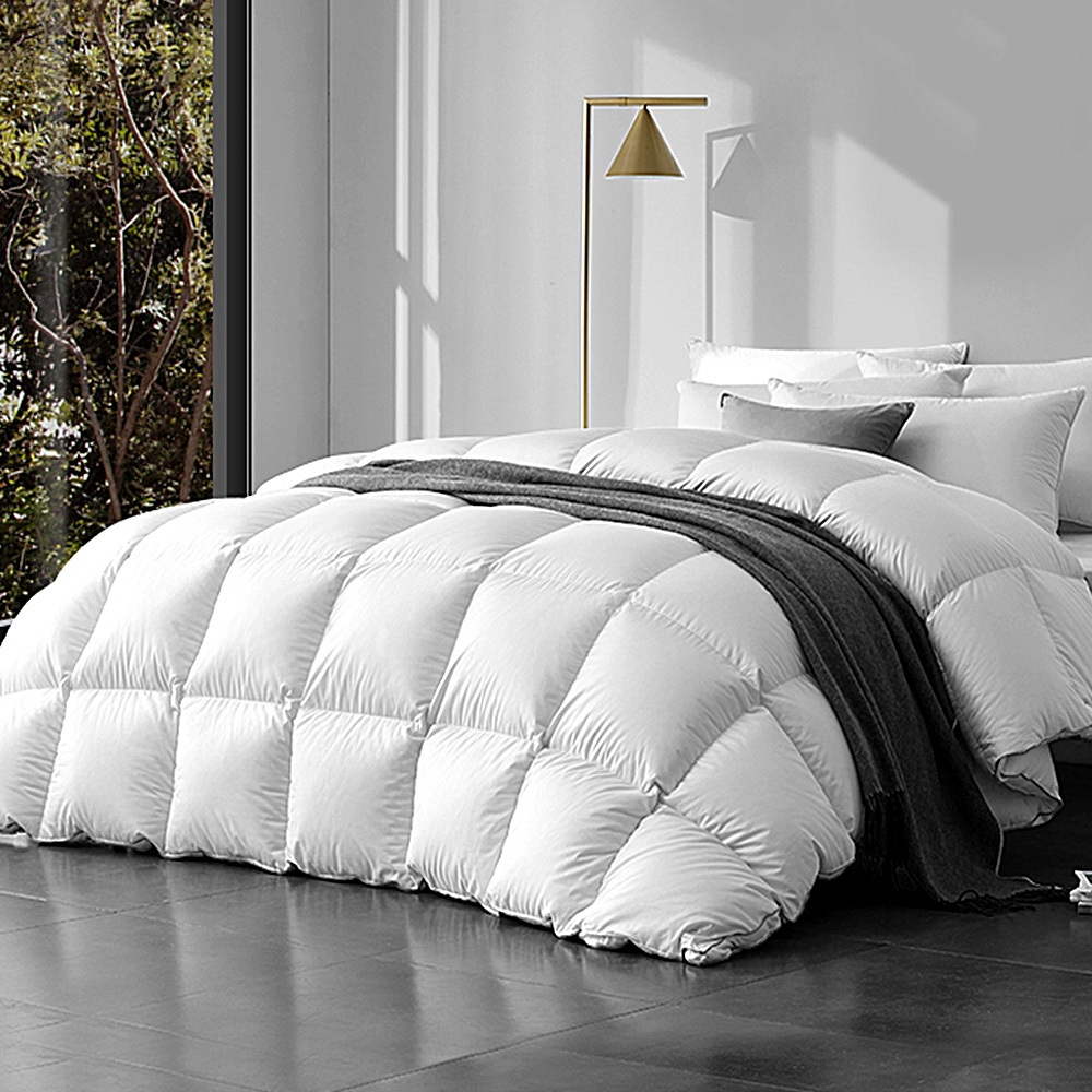Giselle Bedding 800GSM Goose Down Feather Quilt Super King - Image 1