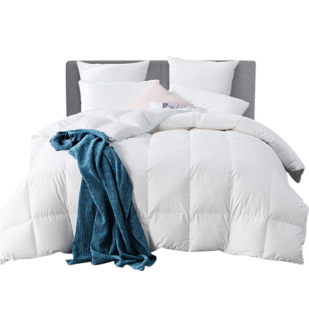Giselle Bedding 800GSM Goose Down Feather Quilt Super King - Image 8