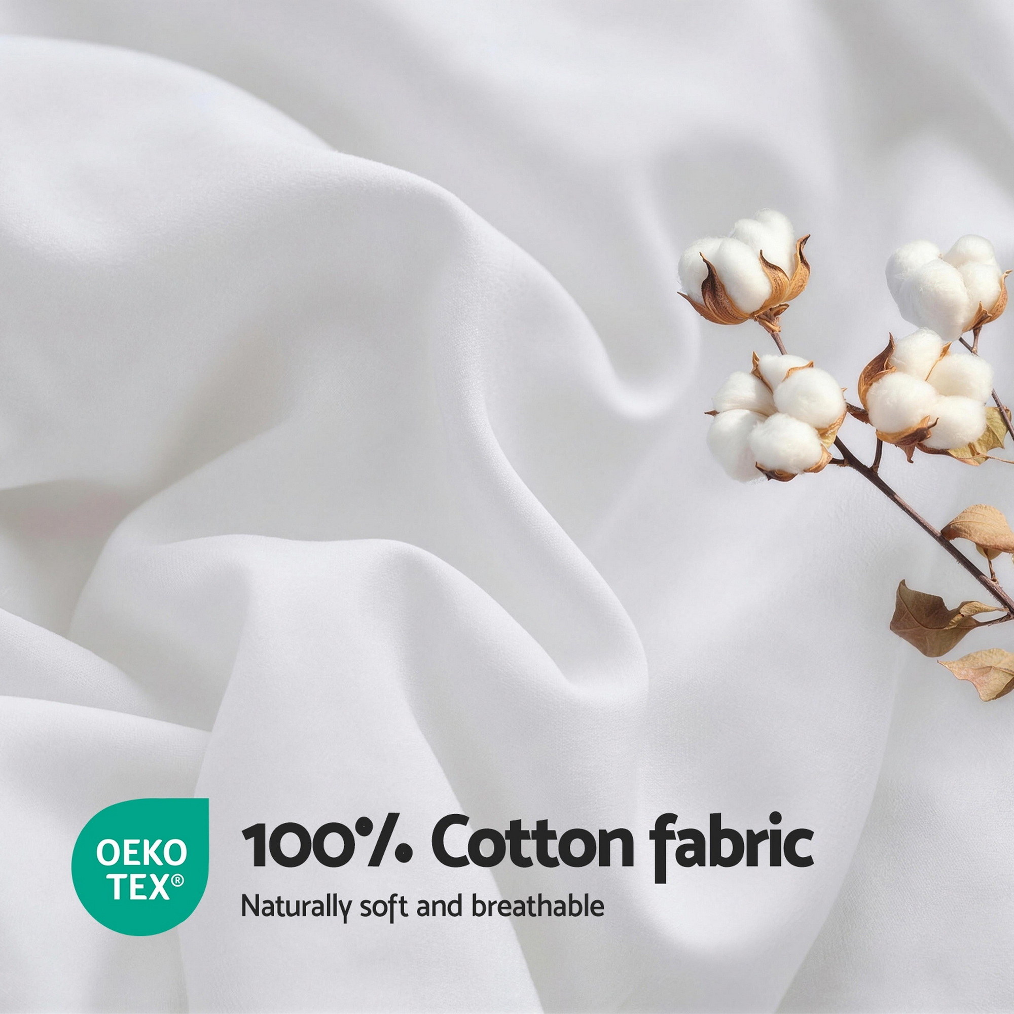 Giselle Bedding Wool Quilt 500GSM Thick Super King Winter Doona Baffle Box Construction 100% Wool Filling - Image 7