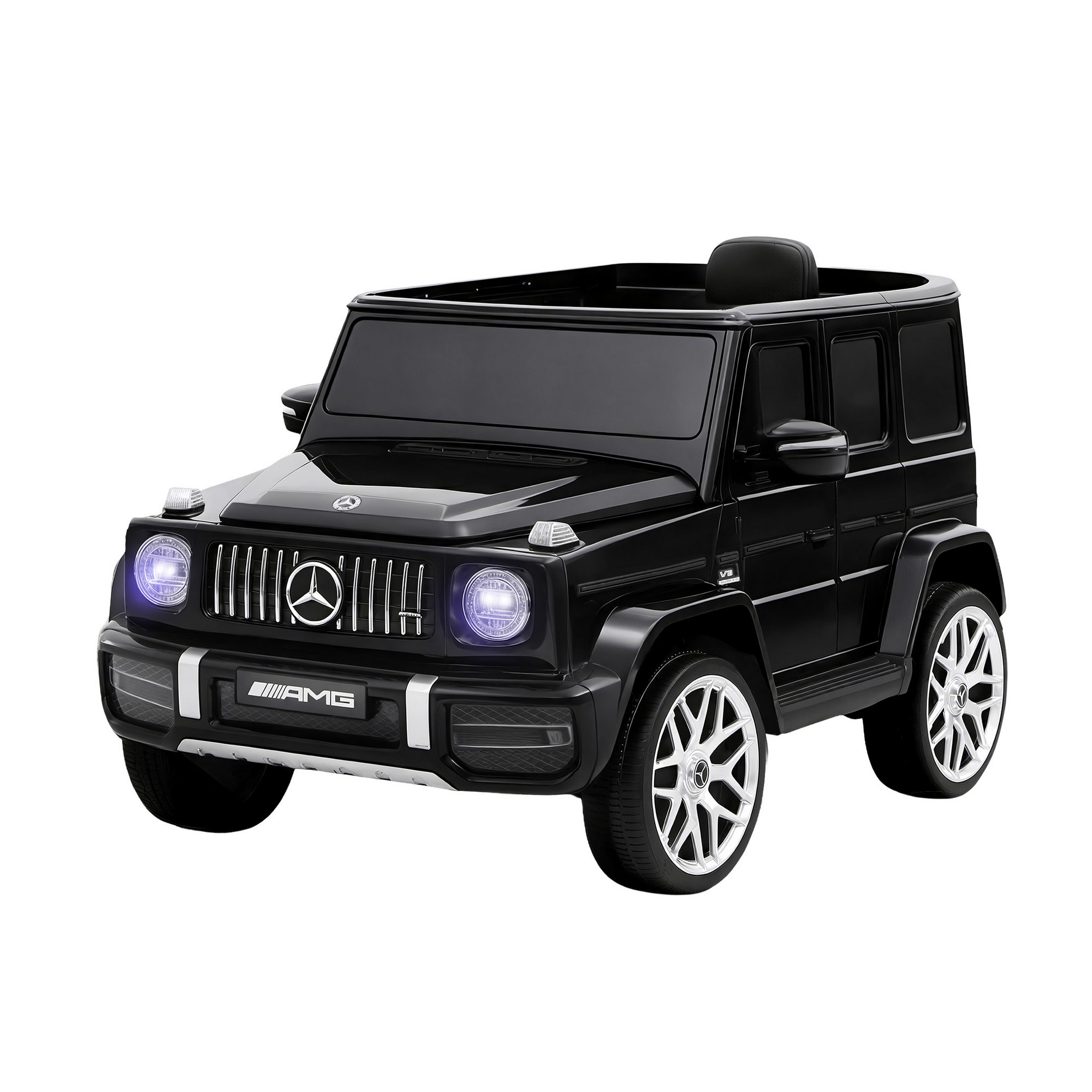 Kids Electric Ride On Car Mercedes-Benz Licensed AMG G63 Toy Cars 12V Black - Image 8