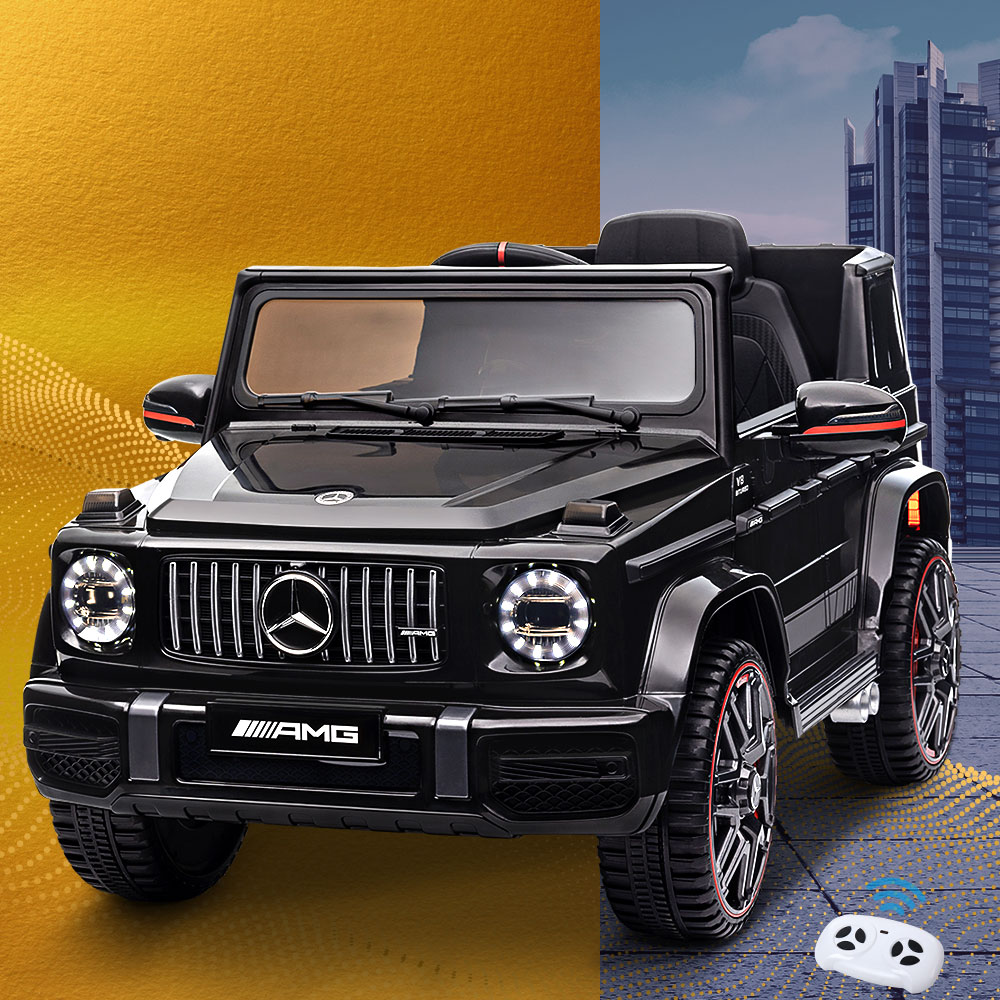 Kids Electric Ride On Car Mercedes-Benz Licensed AMG G63 Toy Cars Remote Black - Image 1