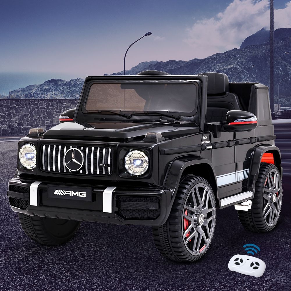 Kids Electric Ride On Car Mercedes-Benz Licensed AMG G63 Toy Cars Remote Black - Image 7