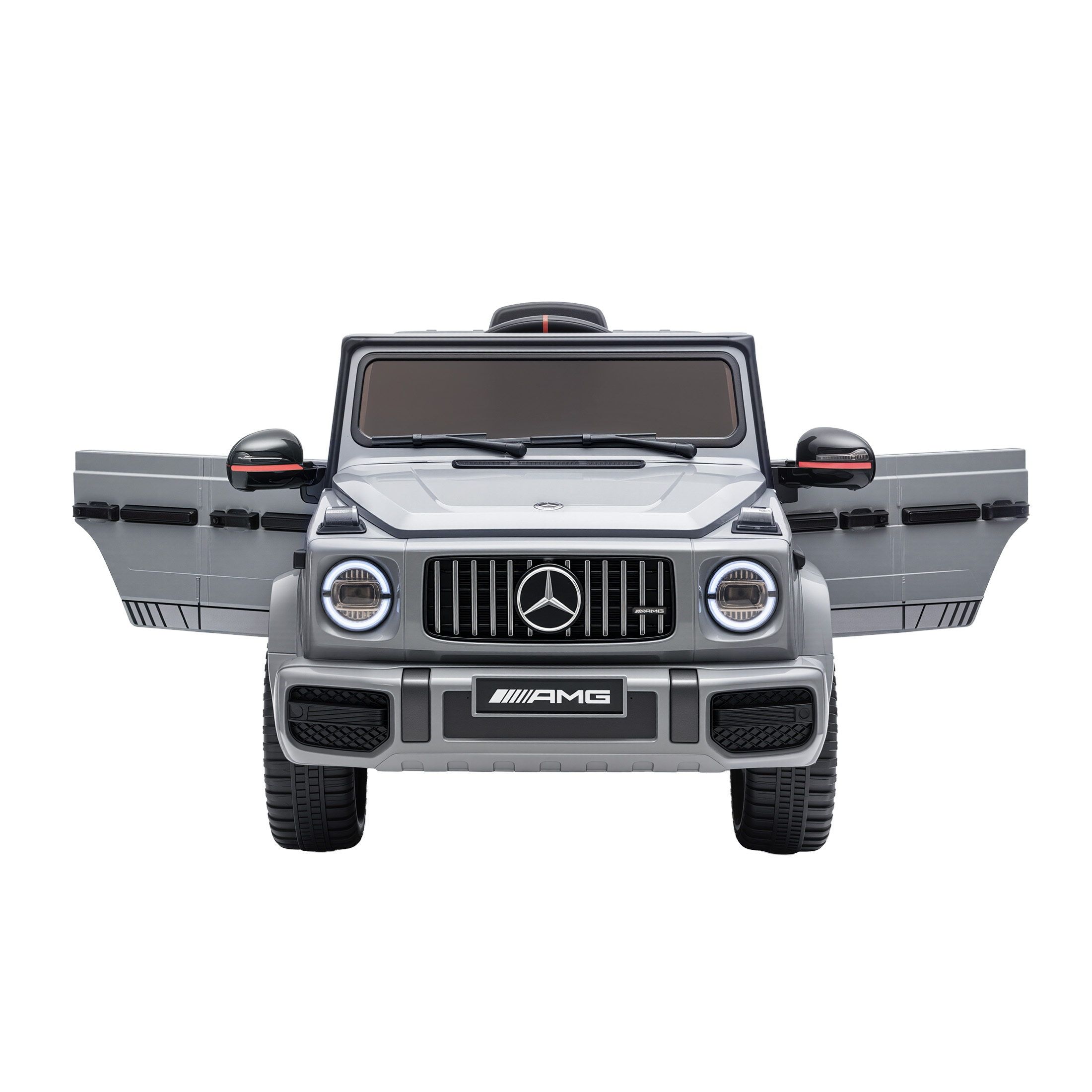 Kids Electric Ride On Car G63 Toy Cars Remote Control Grey - Image 3
