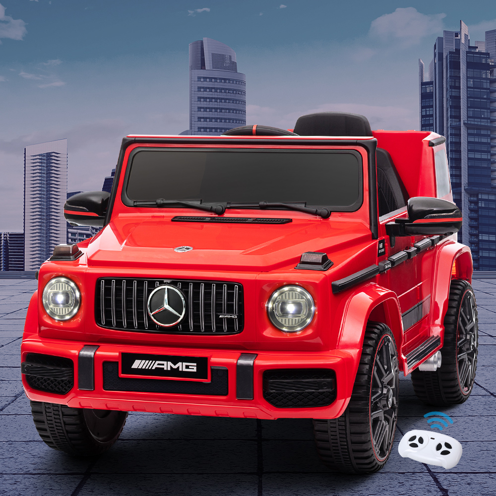 Kids Electric Ride On Car Mercedes-Benz Licensed AMG G63 Toy Cars Remote Red - Image 1