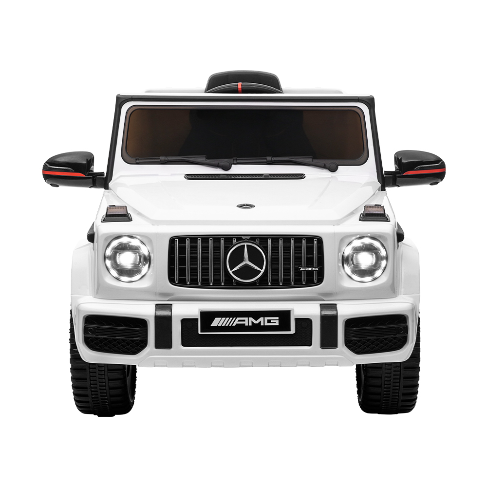 Kids Electric Ride On Car Mercedes-Benz Licensed AMG G63 Toy Cars Remote White - Image 3