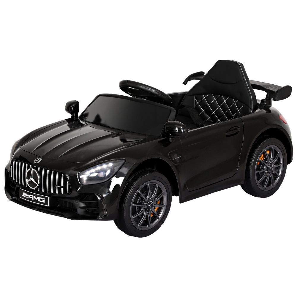 Kids Electric Ride On Car Mercedes-Benz AMG GTR Licensed Toy Cars Remote Black - Image 7