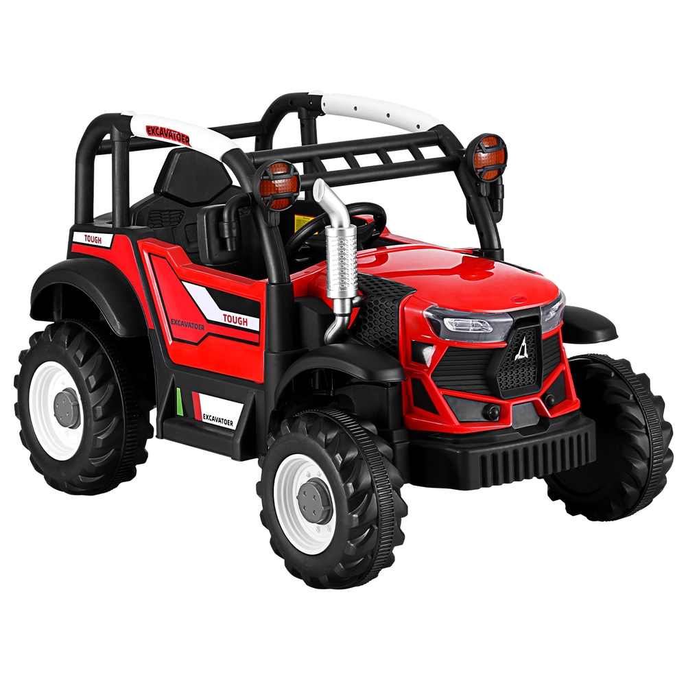 Rigo Kids Electric Ride On Car Off Road Jeep Remote 12V Red - Image 7
