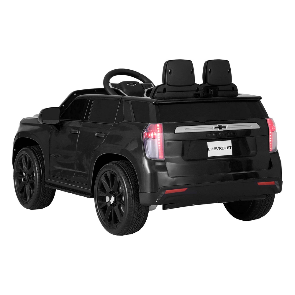 Kids Ride On Car Licensed Chevrolet Tahoe Electric Toys Horn Remote 12V Black - Image 3