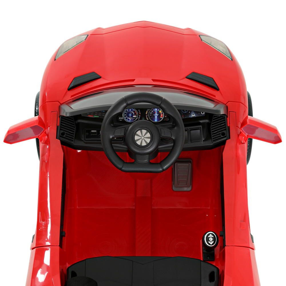 Rigo Kids Electric Ride On Car Ferrari-Inspired Toy Cars Remote 12V Red - Image 4